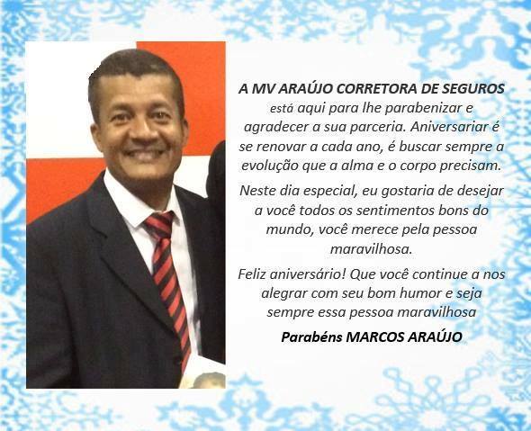 Feliz Aniversário Marcos Araújo